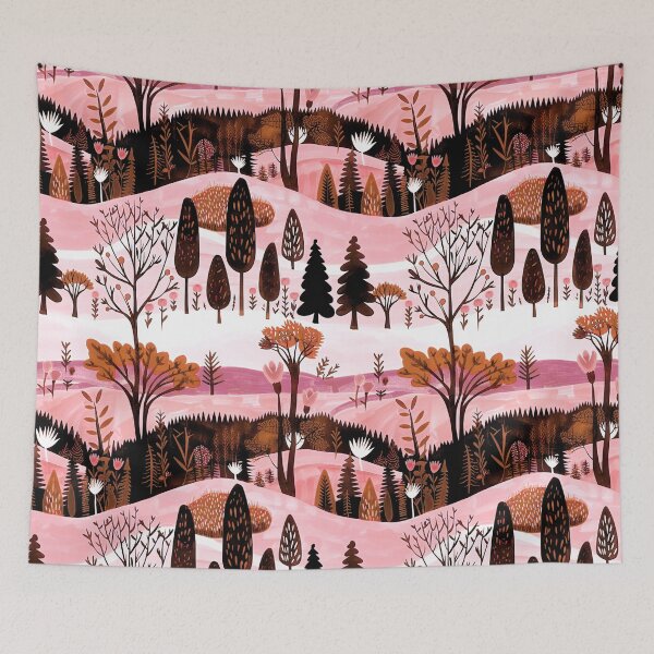 Item preview, Vibrant Landscape With Colorful Flora. Beige version designed and sold by Alex  Blud.