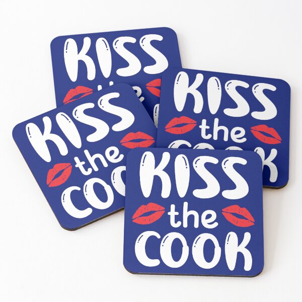 Item preview, Kiss The Cook, Chef Gift, Funny Chef Quote, Funny Cook Quote, Cooking Lover designed and sold by DesignHouse07.