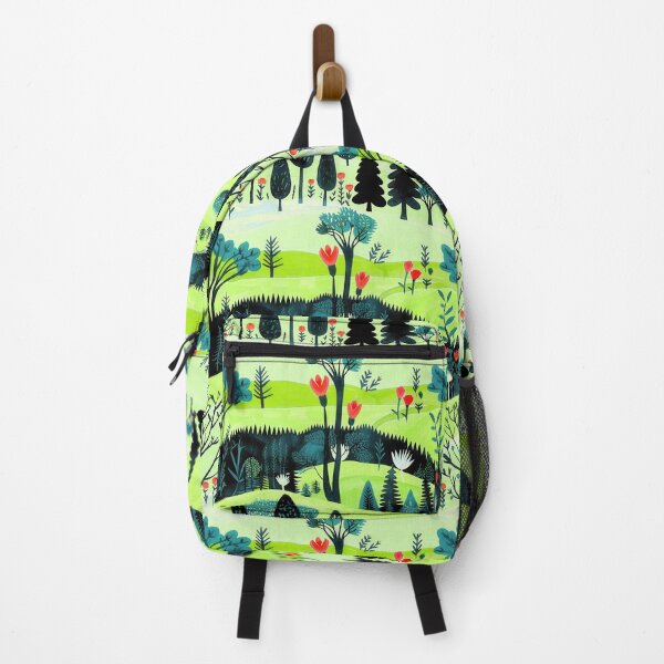 Item preview, Vibrant Landscape With Colorful Flora. Green version designed and sold by Alex Blud.