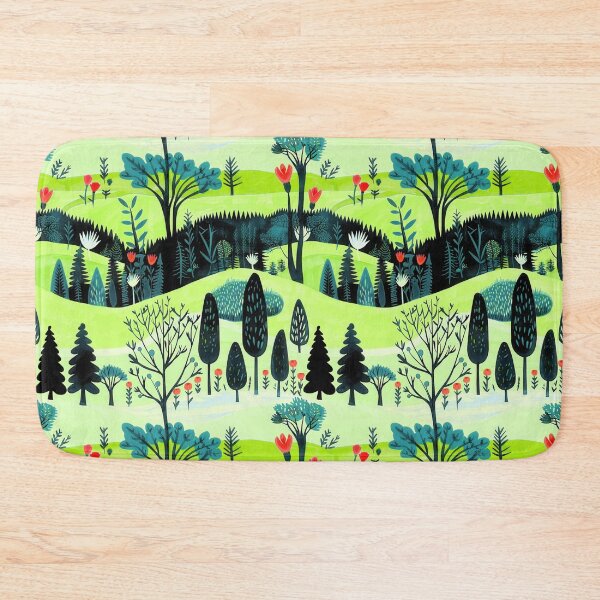 Item preview, Vibrant Landscape With Colorful Flora. Green version designed and sold by Alex  Blud.