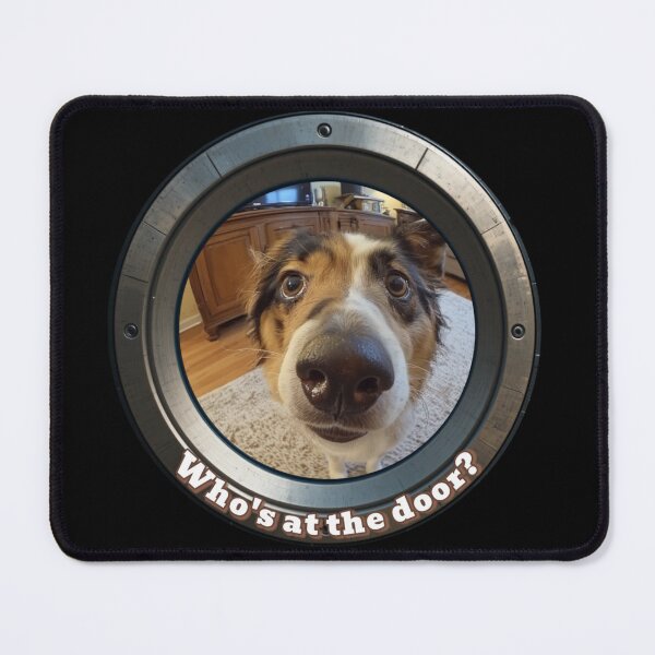 Item preview, Who's at the Door? Peephole Sheltie designed and sold by AleksKos.