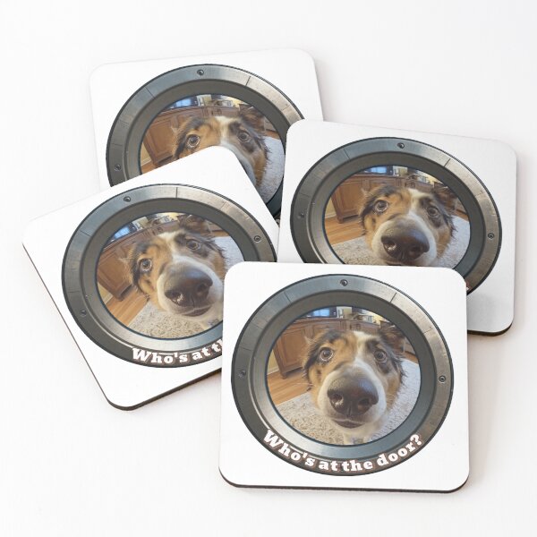 Item preview, Who's at the Door? Peephole Sheltie designed and sold by AleksKos.