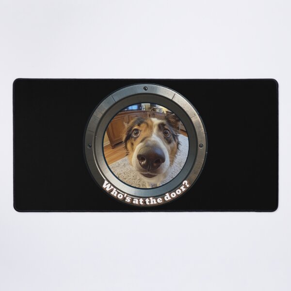 Item preview, Who's at the Door? Peephole Sheltie designed and sold by AleksKos.