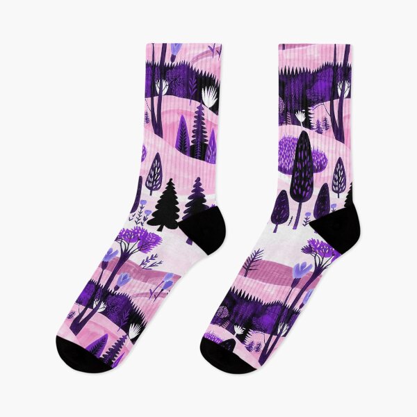 Item preview, Vibrant Landscape With Colorful Flora. Purple version designed and sold by Alex  Blud.
