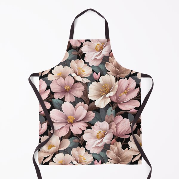 Item preview, Primrose Bloom — Soft Pink & Mocha Floral Pattern | Elegant Pastel Botanical Design designed and sold by CallisC-Arts.