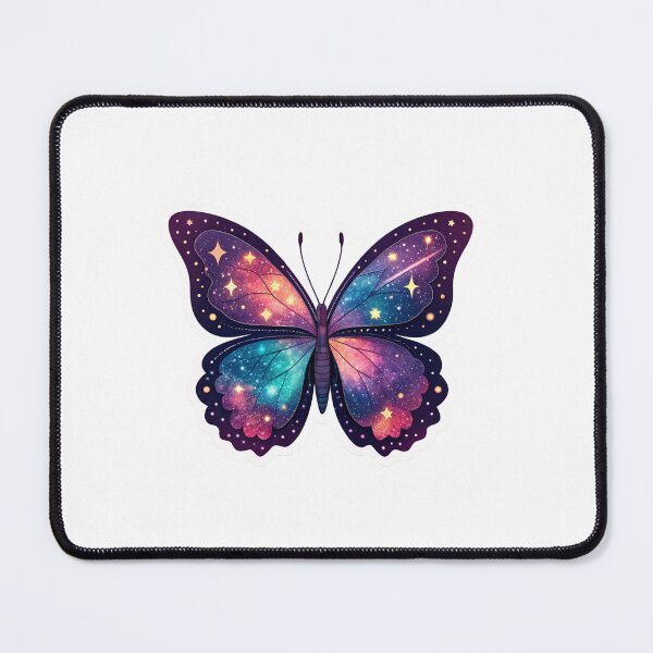 Item preview, Butterfly with wings made of galaxies designed and sold by Lucky 777.