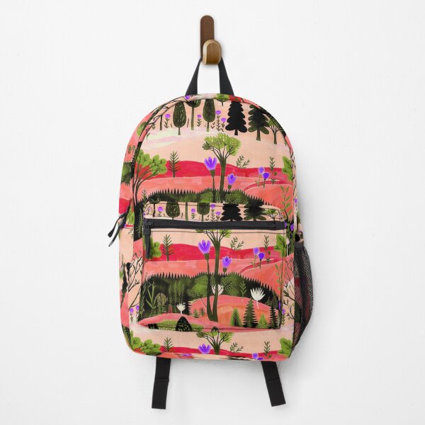 Item preview, Vibrant Landscape With Colorful Flora. Light red version designed and sold by Alex Blud.