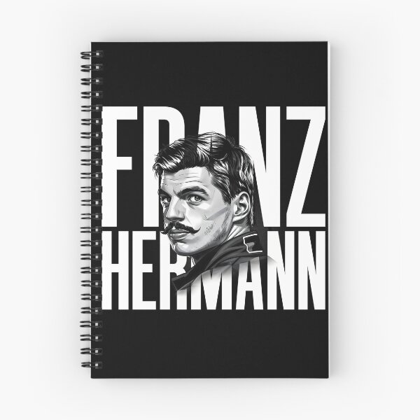 Item preview, Franz Hermann Portrait - Vintage F1 Driver Black & White Art Print designed and sold by Studio F1Grid.