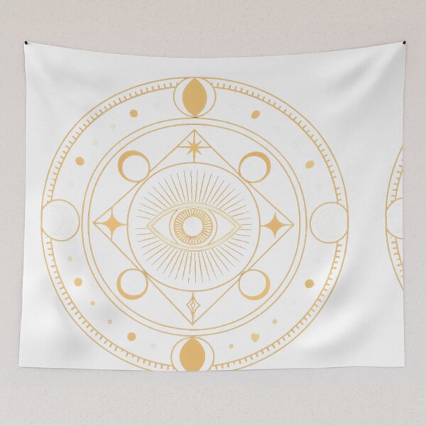 Item preview, Sacred protection circle with small runes  designed and sold by Lucky 777.