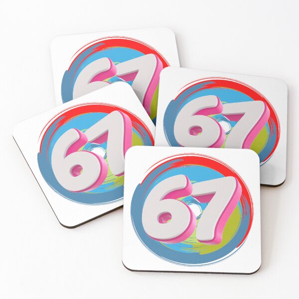 Item preview, 6-7 Meme — Neon Pop 3D Graphic designed and sold by Kindloom.