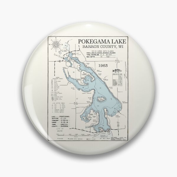 Artikelvorschau, Pokegama Lake, Wisconsin, Barron County entworfen und verkauft von Jean Plout.