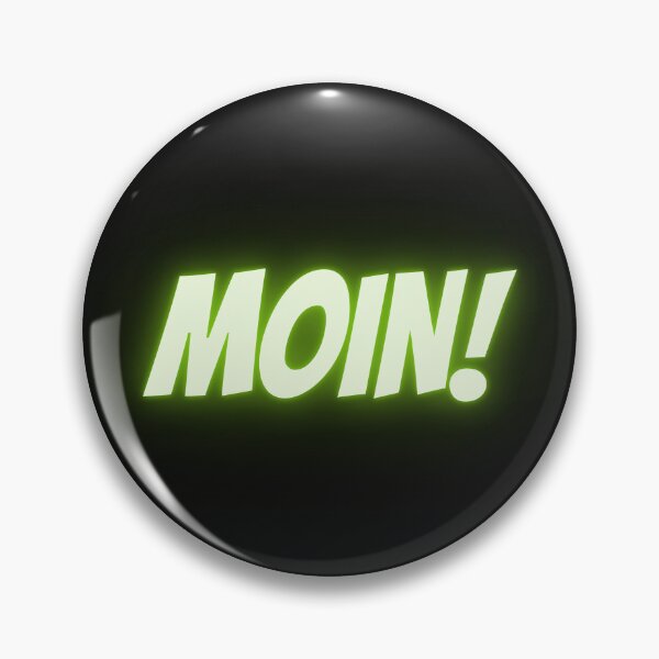 Item preview, MOIN! – Striking North German design in neon style | Fun coastal motif for northerners designed and sold by Fies-und-Fein.