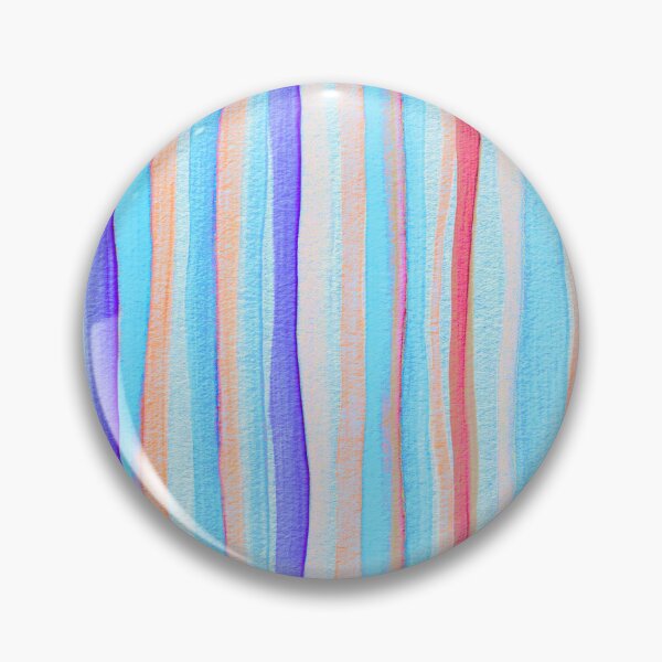 Item preview, Thin Watercolor Stripes, Blue designed and sold by Alex  Blud.