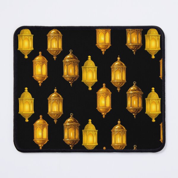 Item preview, Golden Islamic Lantern Stickers & Magnet Set (V.2) – Ramadan and Eid Mubarak Home Decor Bundle designed and sold by D-Islamic.