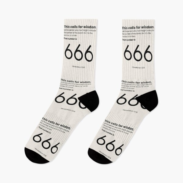 Item preview, This Calls For Wisdom | His Number Is 666 | Beast | Revelation 13:18 designed and sold by Anniko Art Studio.