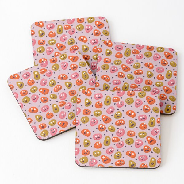 Item preview, Blob Creatures with Eyes Pattern designed and sold by Farissa Designs.