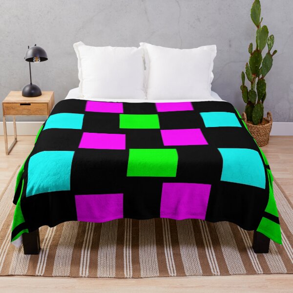 Item preview, Neon Grid Flow | Cyber Pop Abstract Pattern designed and sold by BulletKitty82.
