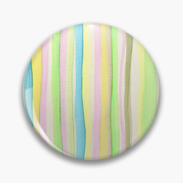Item preview, Thin Watercolor Stripes Green-Yellow designed and sold by Alex  Blud.