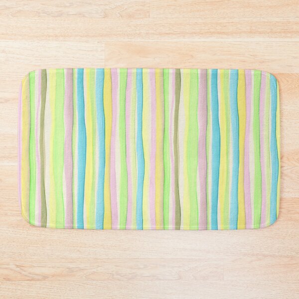 Item preview, Thin Watercolor Stripes Green-Yellow designed and sold by Alex  Blud.