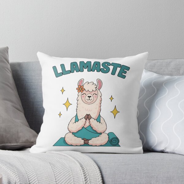 Artikelvorschau, Llamaste Yoga Llama entworfen und verkauft von VibePrintsHub.