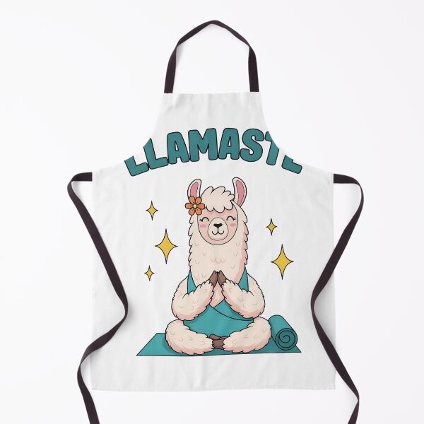 Artikelvorschau, Llamaste Yoga Llama entworfen und verkauft von VibePrintsHub.