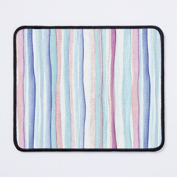 Item preview, Thin Watercolor Stripes Light Blue designed and sold by Alex Blud.