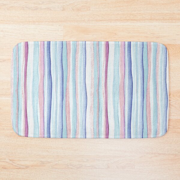 Item preview, Thin Watercolor Stripes Light Blue designed and sold by Alex  Blud.