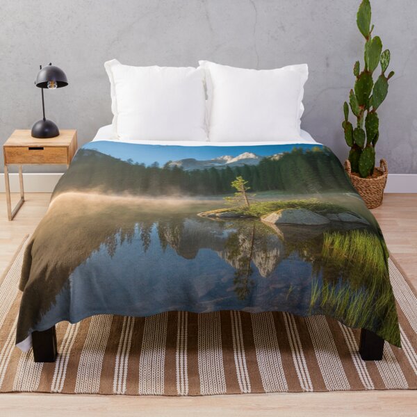 Item preview, Lifestyle Hub: Serene Mountain Lake with Mist and Golden Sunlight designed and sold by M&M Lifestyle Hub.