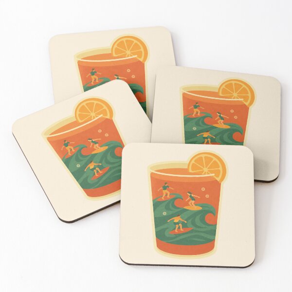 Item preview, Tequila Sunrise Surf designed and sold by Tiny Joy World.