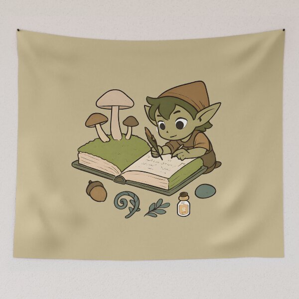 Item preview, Mossy Goblincore Writer’s designed and sold by SignumShop.