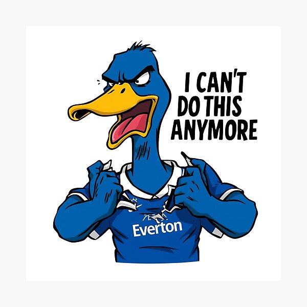 Item preview, Angry Blue Goose Everton Meme – “I Can’t Do This Anymore” designed and sold by xMErCUrY03x.