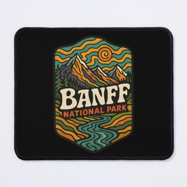 Item preview, Banff National Park Alberta Canada Trippy Travel designed and sold by TomFrontierArt.