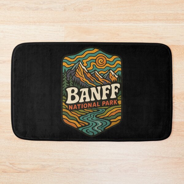 Item preview, Banff National Park Alberta Canada Trippy Travel designed and sold by TomFrontierArt.