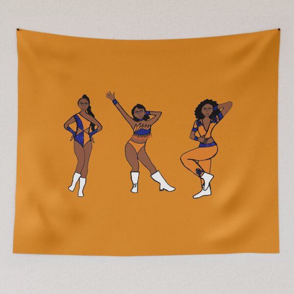 Item preview, Orange & Blue Dancer #1 designed and sold by TheStyleofU.