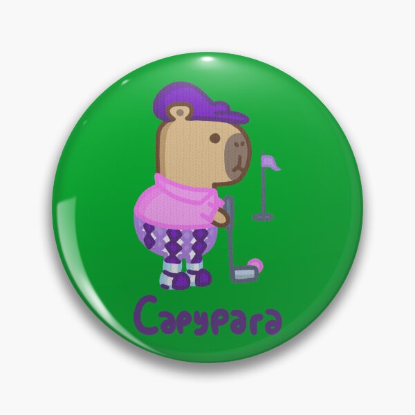 Item preview, Capypara (with text) designed and sold by CamelCactus.