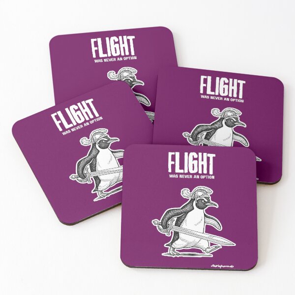 Item preview, Flight was Never an Option | Penguin Knight designed and sold by QuirkyGuacamole.