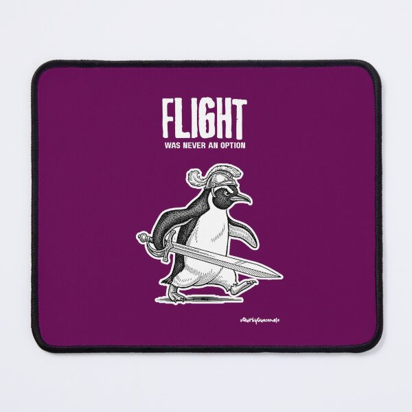 Item preview, Flight was Never an Option | Penguin Knight designed and sold by QuirkyGuacamole.