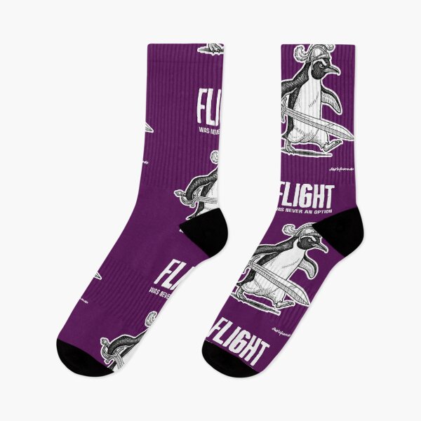 Item preview, Flight was Never an Option | Penguin Knight designed and sold by QuirkyGuacamole.