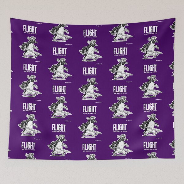Item preview, Flight was Never an Option | Penguin Knight designed and sold by QuirkyGuacamole.