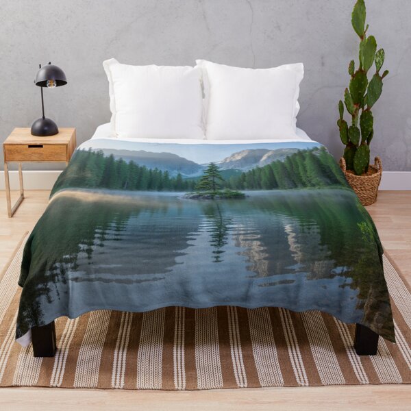 Item preview, Lifestyle Hub: Serene Mountain Lake with Mist and Golden Sunlight designed and sold by M&M Lifestyle Hub.