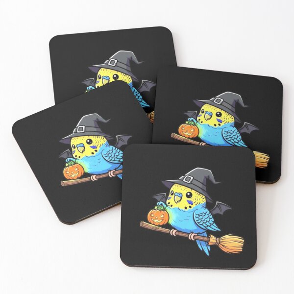 Item preview, Halloween Budgie. Funny Spooky Budgie designed and sold by Obinne.