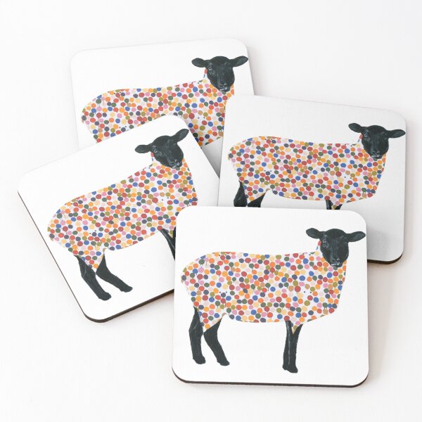 Item preview, Dolly Polka Dot Sheep designed and sold by didgiart.