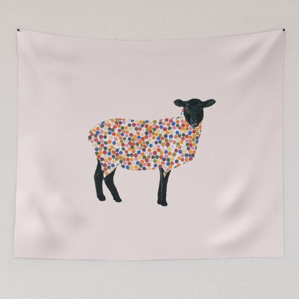 Item preview, Dolly Polka Dot Sheep designed and sold by didgiart.