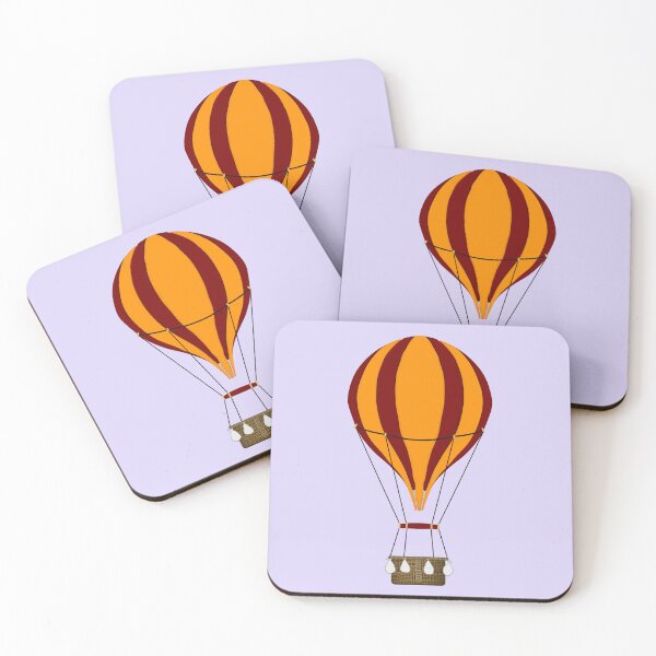 Item preview, Orange draw Hot air balloon designed and sold by AlbertoRuiZ.