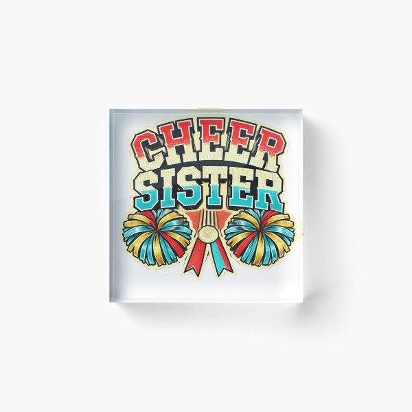 Item preview, Cheer Sister Cheerleading sibling designed and sold by Meandmyshop.