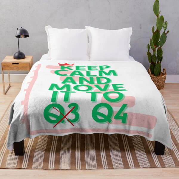 Item preview, Keep Calm and Move It to Q4 – Funny Project Manager Quote designed and sold by Pokah79.