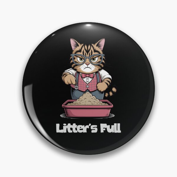 Item preview, Litter’s Full – Funny Cat Parody Shirt for Cat Lovers designed and sold by LulaLula.