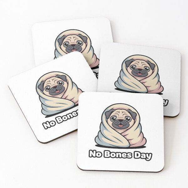 Item preview, Minimalist Pug Burrito No Bones Day designed and sold by Mr-wow.