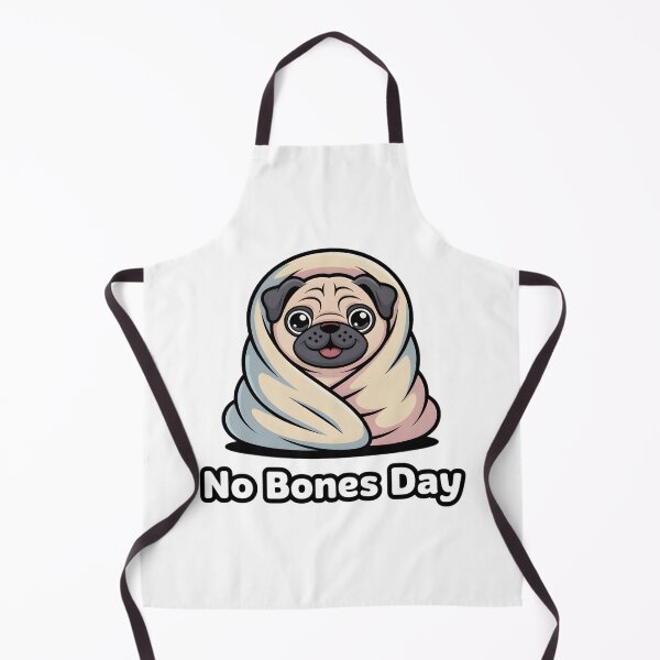 Item preview, Minimalist Pug Burrito No Bones Day designed and sold by Mr-wow.