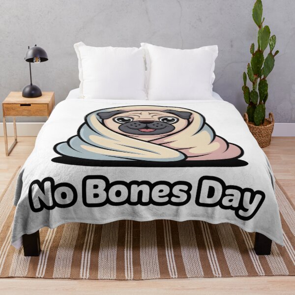 Item preview, Minimalist Pug Burrito No Bones Day designed and sold by Mr-wow.